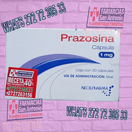 Prazosina 1mg 30 Capsulas
