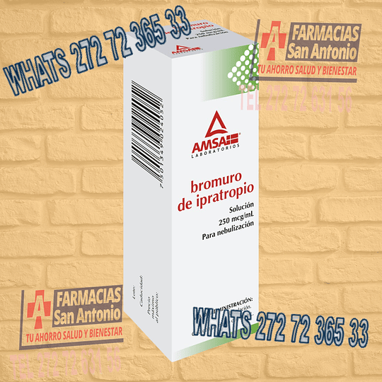 Bromuro de Ipratropio solucion 250mcg/mL 