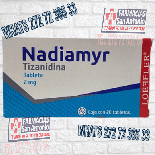 Nadiamyr 2mg Caja con 20 Tabletas