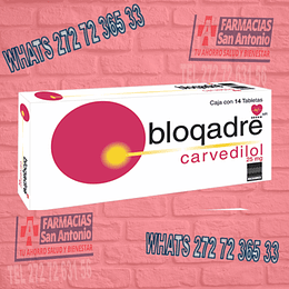 Bloqadre 25mg Caja con 14 Tabletas
