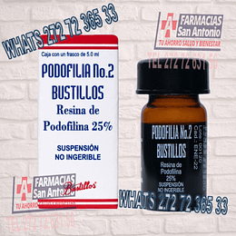 Podofilia No2 Bustillos Caja con frasco de 5.0 mL