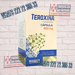 Teroxina 500mg 16 Capsulas Bruluagsa