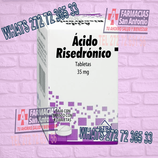 Acido Risedronico 35mg Frasco con 4 Tabletas 