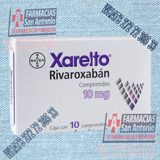 Xarelto Rivaroxaban 10mg 10Comprimidos