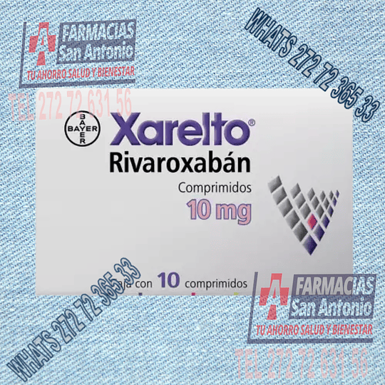 Xarelto Rivaroxaban 10mg 10Comprimidos