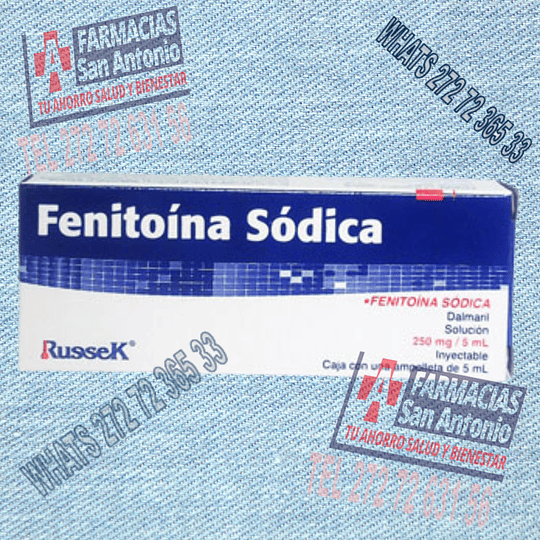 Fenitoina Sodica 250mg / 5ml Inyectable