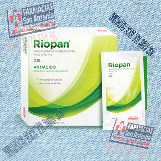 Dimeticona Magaldrato 10 mg / 80 mg Riopan 1 ml