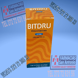 Dimenhidrinato 250 mg / 100 ml Bitdru 125ml 