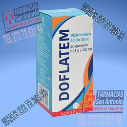 Diclofenaco Acido Libre 0.18 g / 100 ml Doflatem 120 ml