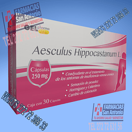 Aesculus hippocastanum  30capsulas 250mg Promoción 