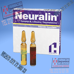 Complejo B Ketoprofeno 200/100 mg Neuralin  Solución inyectable