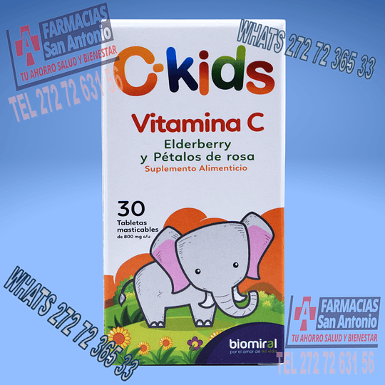 C kids Vitamina C Suplemento alimenticio 30 Tabs