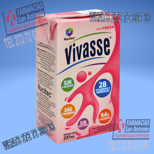 Vivasse sabor fresa 237 ml 