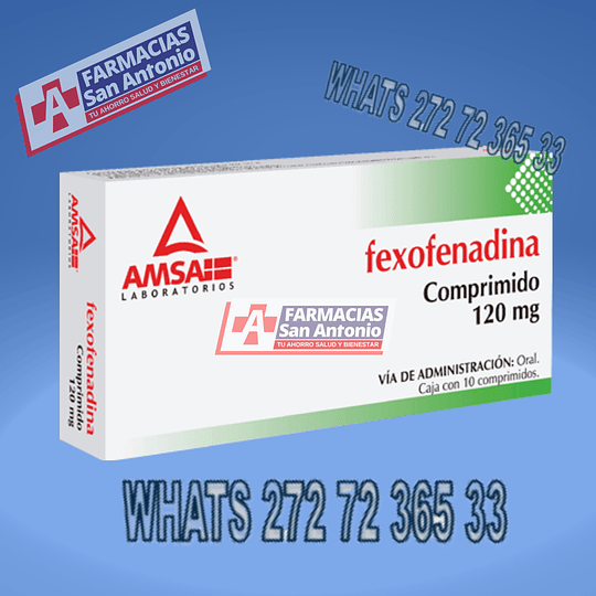 Fexofenadina 120mg 10 comprimidos