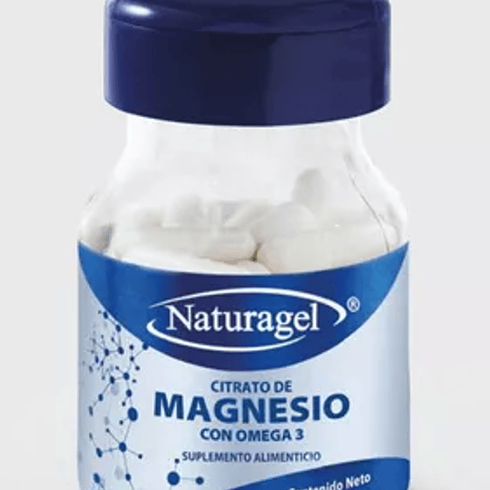 Citrato de magnesio  /  omega 3   natura gel  con 30 capsulas