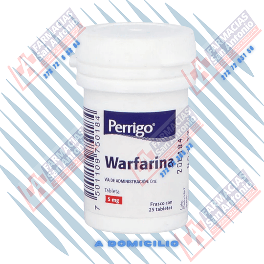 Warfarina 5mg 25tabletas