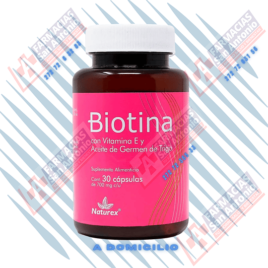 Biotina 30 capsulas