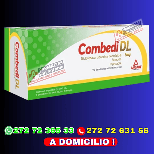 Complejo b diclofenaco 3 inyecciones