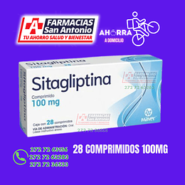 Sitagliptina 100mg 28 comprimidos