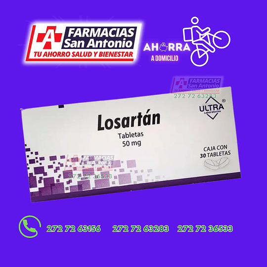 Losartan 50mg 30tabs  Ultra