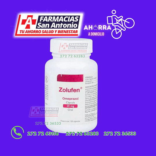 Omeprazol 20mg 120capsulas