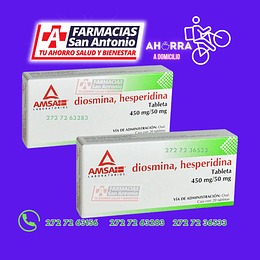 Diosmina Hesperidina 20 tabletas promocion 2 cajas