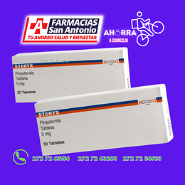 Finasterida 5mg STERYX 30 Tabletas  promocion 2 cajas