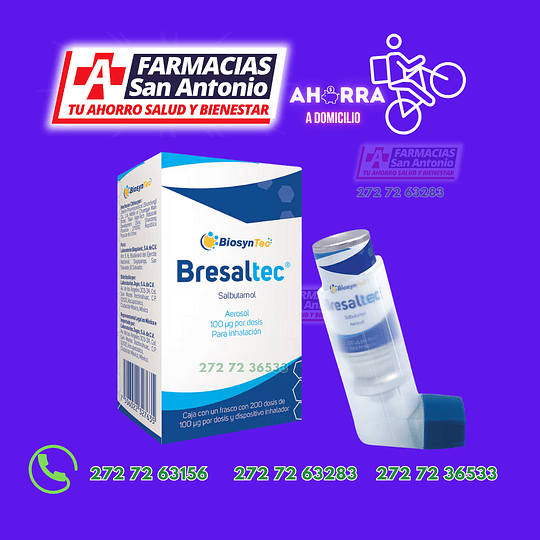 Salbutamol aerosol 200mg 200dosis