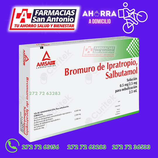Ipratropio Salbutamol para Nebulización