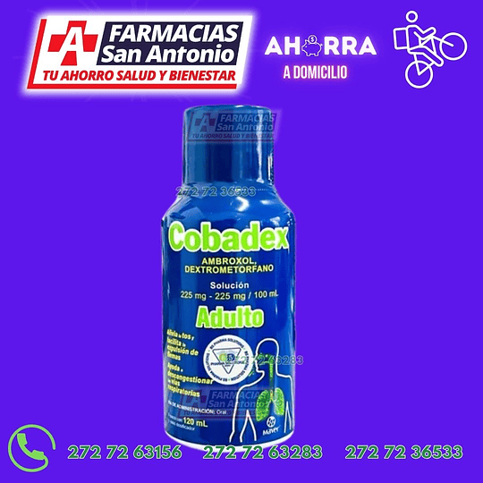 Ambroxol dextrometorfano cobadex adulto