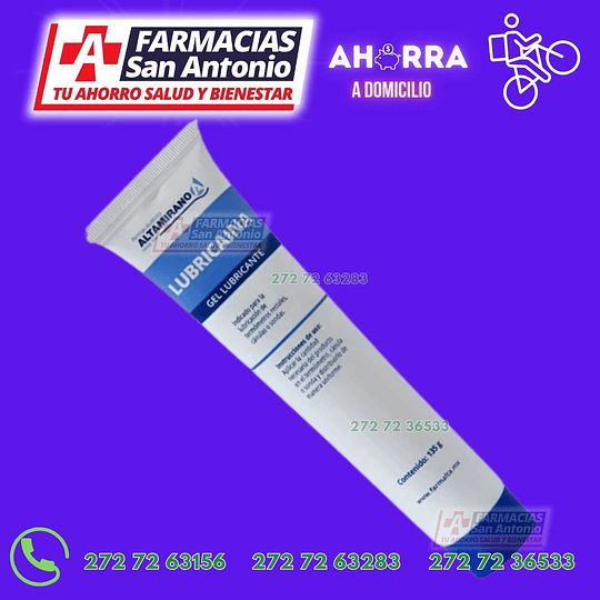 Lubricaina Gel lubricante tatuajes / sondas / canulas