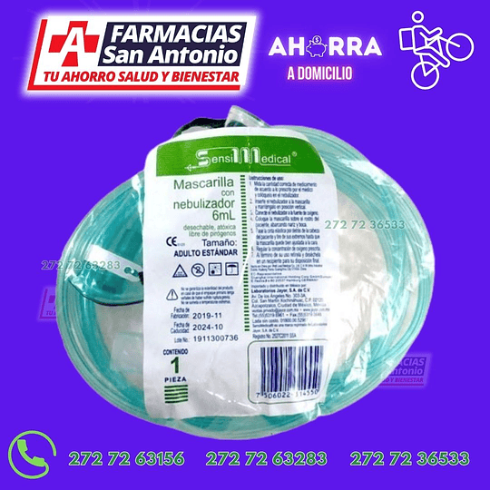 Mascarilla para nebulizar Adulto