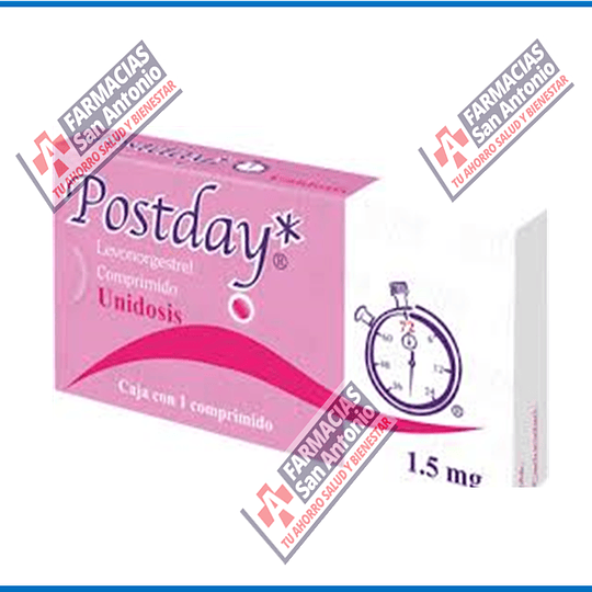 postday 1 comprimido  1.5 mg 