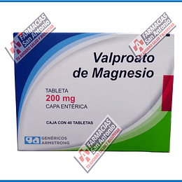Valproato de Magnesio 200mg ( 40 tabletas ) Promoción