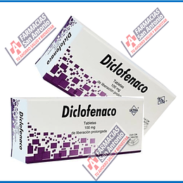 Diclofenaco 100mg 20 tabletas 3 cajas Promocion