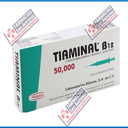 Tiaminal B12 50000 iny 5 complejo B 