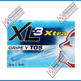 Xl3 Extra gripe y tos 12 tabletas