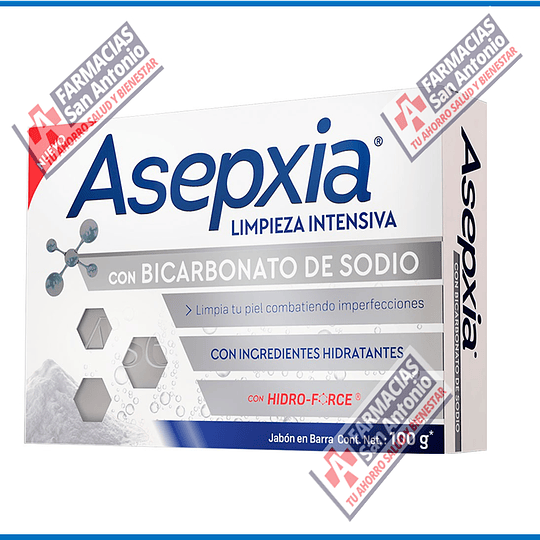 Jabon Asepxia Limpieza intensiva 100g promocion