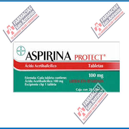 Aspirina protec 100mg 28tabletas