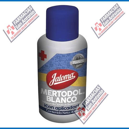 JALOMA MERTODOL BLANCO SPRAY 40 ml solución de cloruro de Benzalconio Promoción 