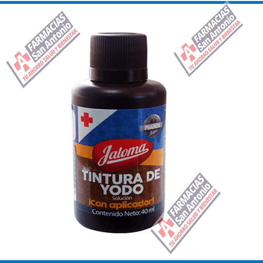 JALOMA TINTURA DE YODO CON APLICADOR SOLUCIÓN 40 ml PROMOCIÓN 