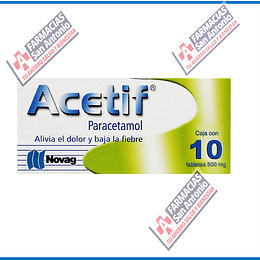 Paracetamol 500mg 10tabletas