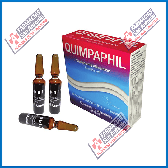 Quimpaphil 10 ampolletas de 5ml