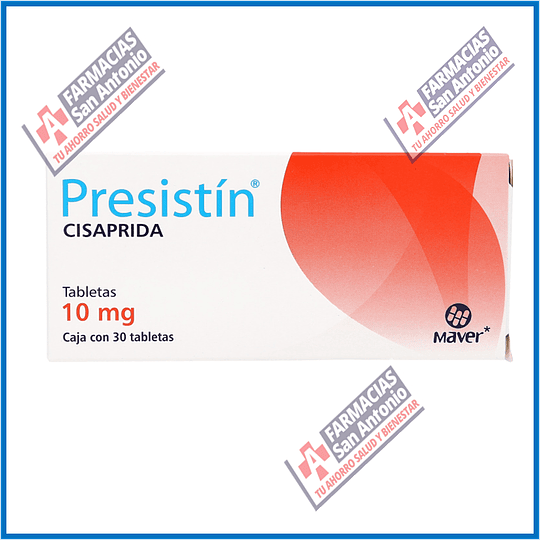  CISAPRIDA 10 MG 30 TABLETAS PROMOCIÓN 