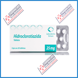 hidroclorotiazida 25