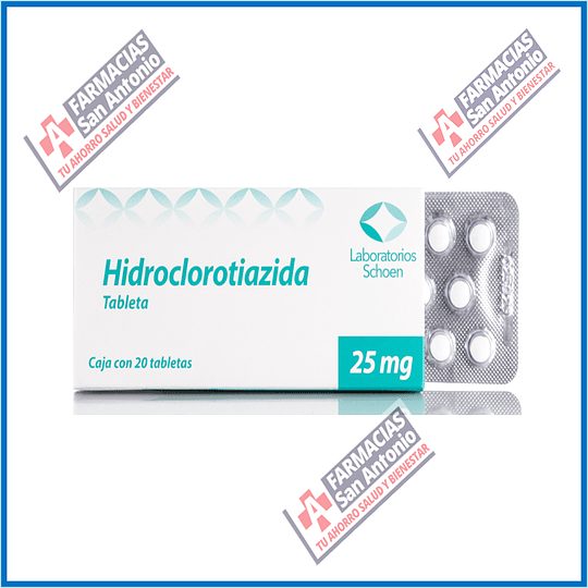 hidroclorotiazida 25