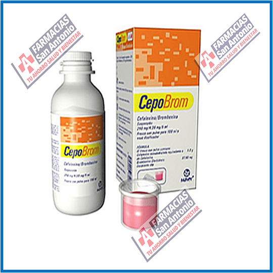 Cefalexina bromhexina suspension 250/4.39mg 100ml
