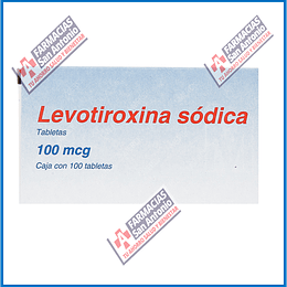 Levotiroxina Sodica 100 mcg ( 100 tabletas ) 