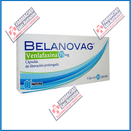 Belanovag  Velafaxina 75mg 20 capsulas 