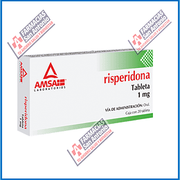 Risperidona 2mg 20Tabletas